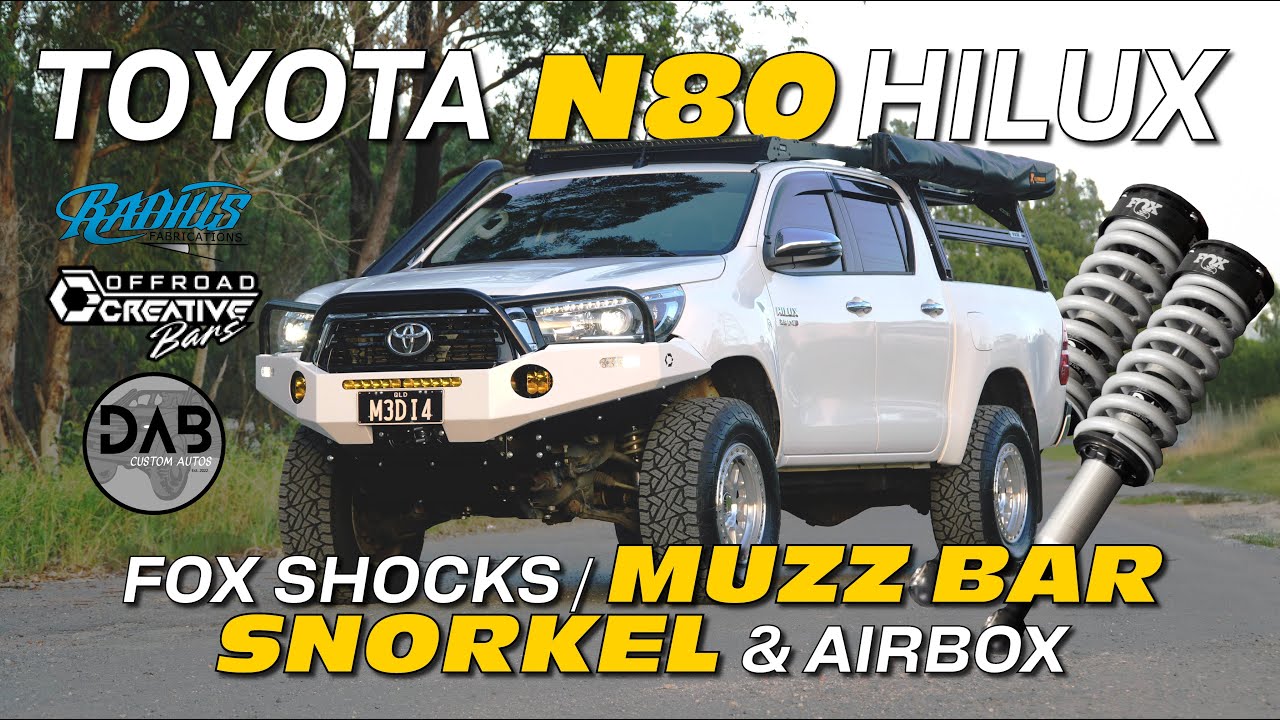 Toyota N80 Hilux Suspension Upgrade with Snorkel, Airbox and Muzz Bar