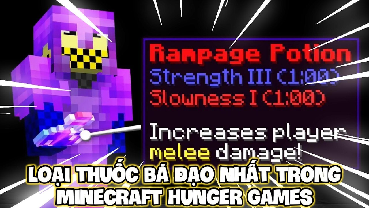 Loại Thuốc Bá Đạo Nhất Trong Minecraft Hunger Games