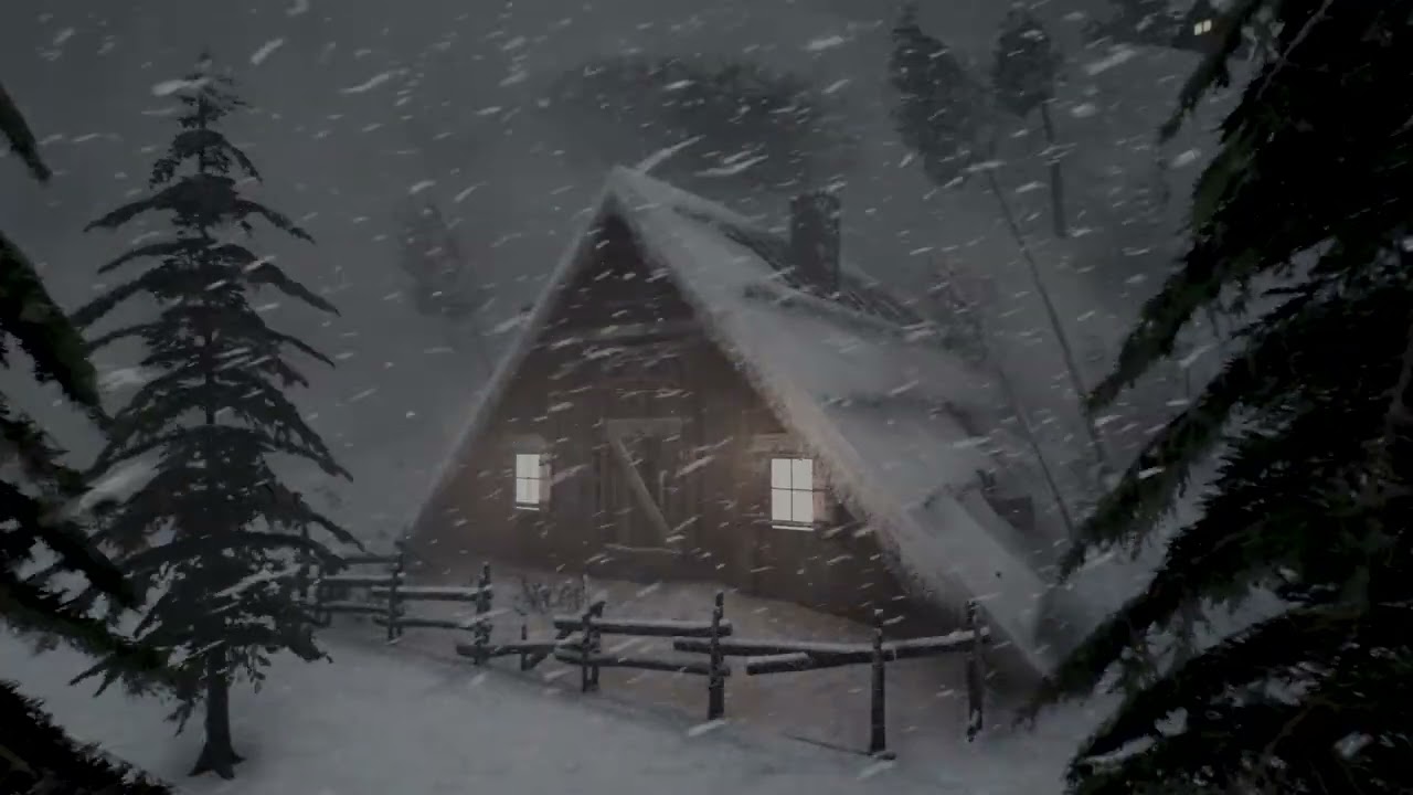 Gentle Arctic Breeze | Relaxing Blizzard Sounds for Deep Sleep & Calm