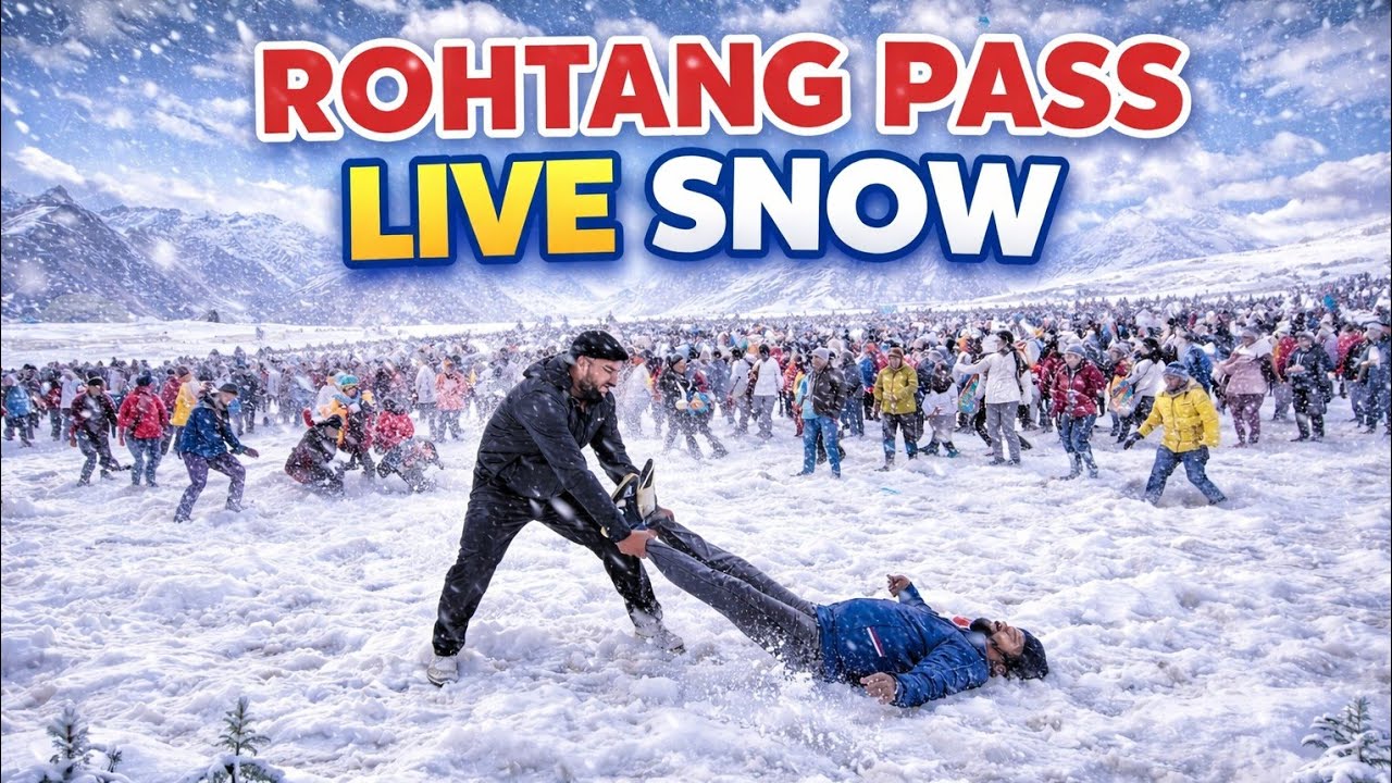 &ldquo;Rohtang Pass Snow Fun ❄️ | Crazy Moments in Himachal Pradesh&rdquo;!!Manali Trip Vlog&rdquo; 