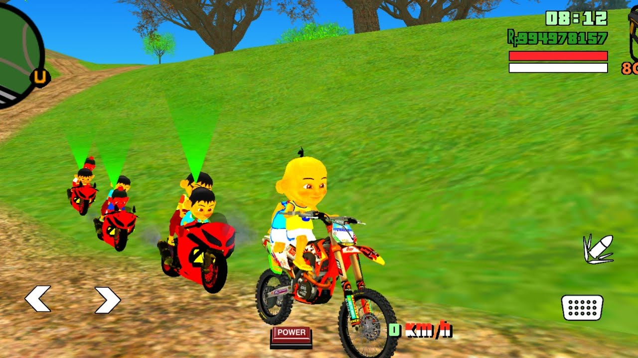Upin & ipin aksi motorcross di  jembatan legend‼️🥳🤣🤣#sheratv27 
