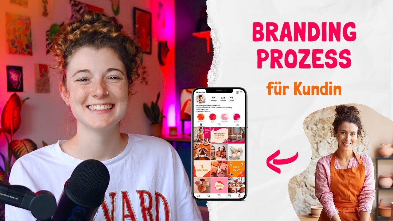 Instagram Branding Prozess f&uuml;r Kundin | Markenidentit&auml;t & Brand Design
