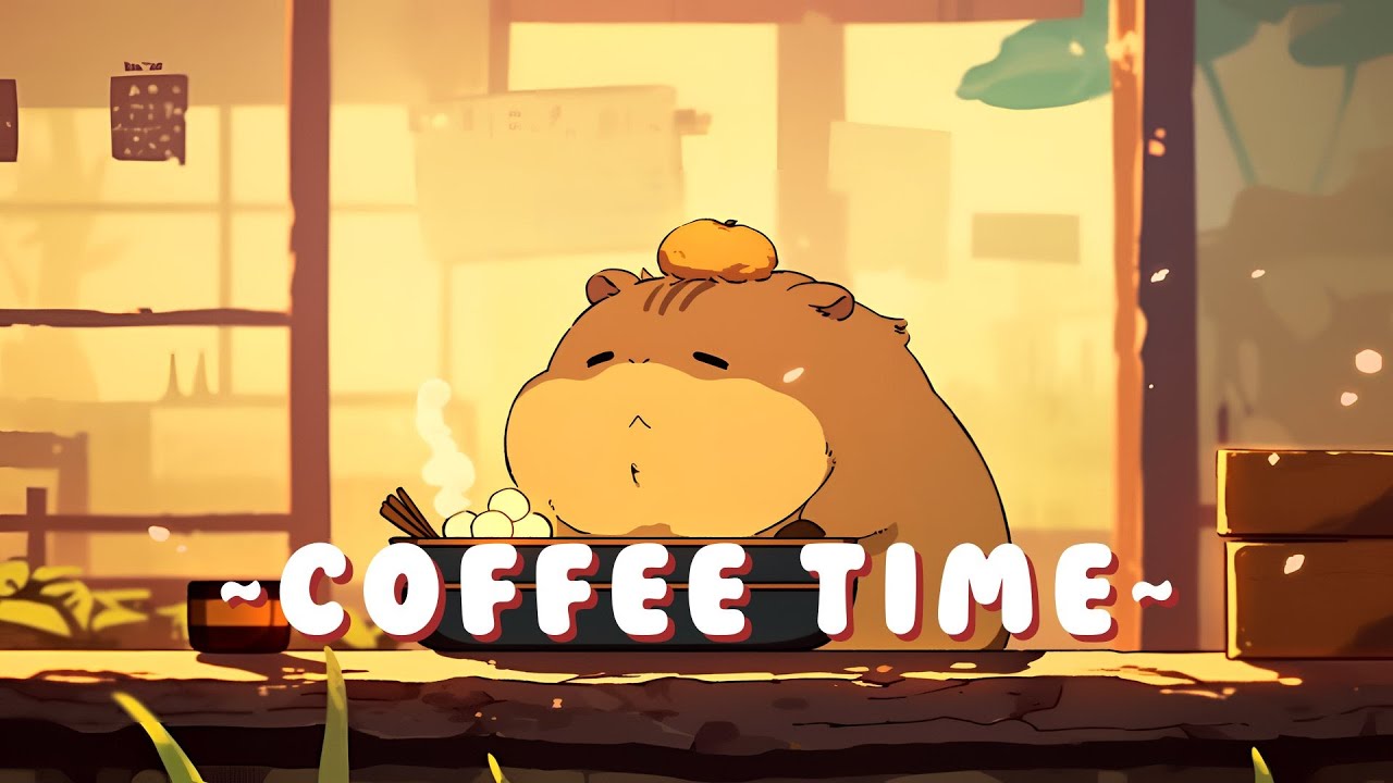 Capybara Chill Station | Peaceful Music for Your Soul 🦫 🌿 ☕