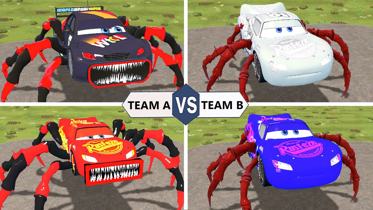 MONSTER MCQUEEN: CAR MONSTER, MCQUEEN MONSTER,THOMAS TRAIN,HOUSE HEAD And CURSED THOMAS in Gmod # 9