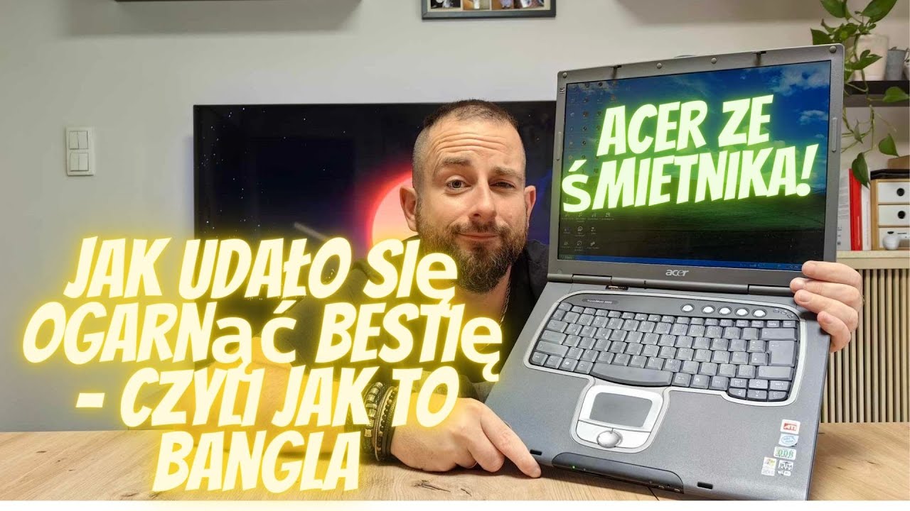 Bestia nie laptop - czyli ACER ze śmietnika z Radeonem 9700 w akcji.