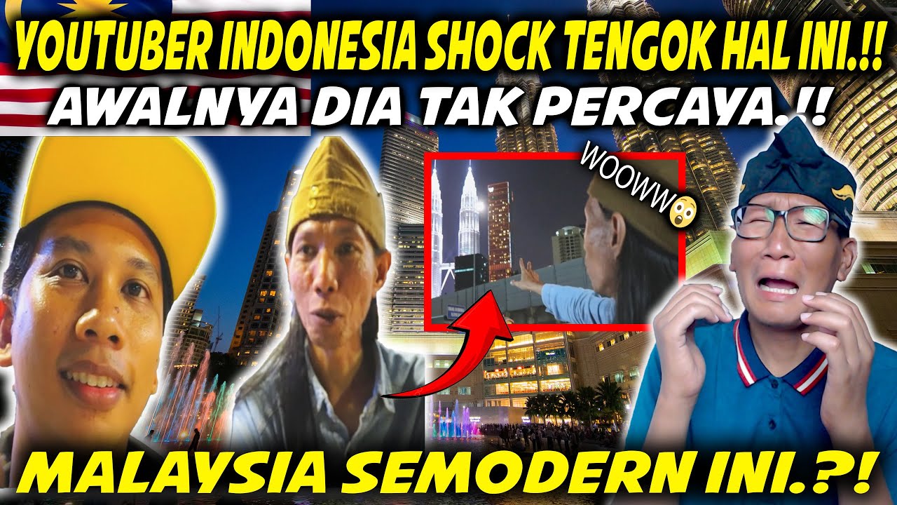 SHOCK GILE.!! PELAKON INDONESIA MELIHAT KE CANGGIHAN KLCC!! KENAPA INDONESIA JAUH TERTINGGAL? 🥲🥲