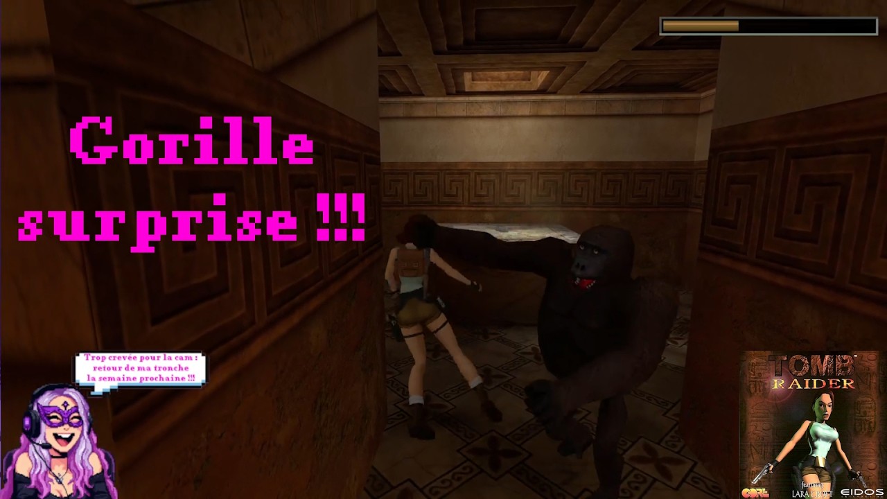 Tomb Raider I (épisode 12) : hurlements sur gorille surprise !!!