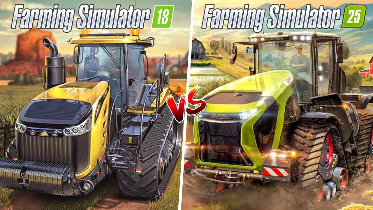 Fs18 vs Fs25 | GREATEST EVOLUTION | Timelapse |