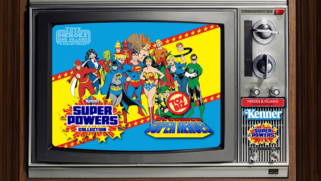 1984-89 Kenner DC Super Powers Collection / ToyBiz DC Comic Super Heroes TV Commercial Compilation.