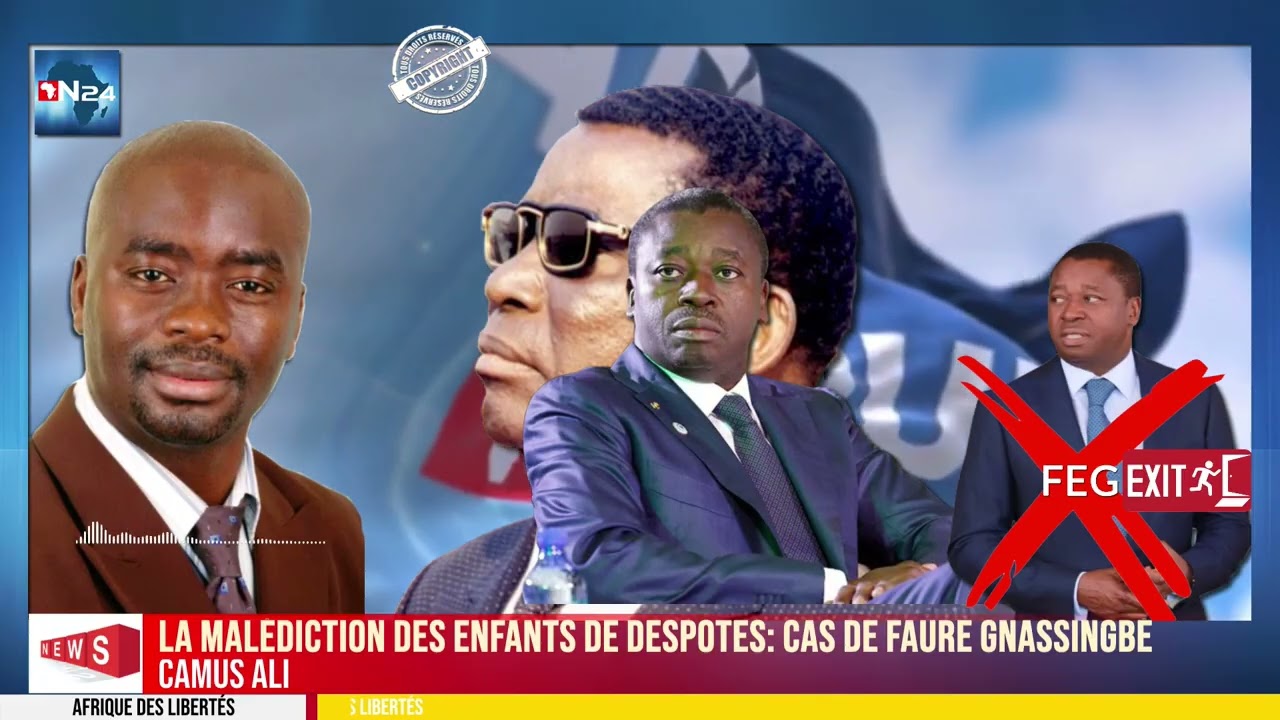 CAMUS ALI La mal&eacute;diction des enfants de despotes Cas de Faure Gnassingb&eacute;