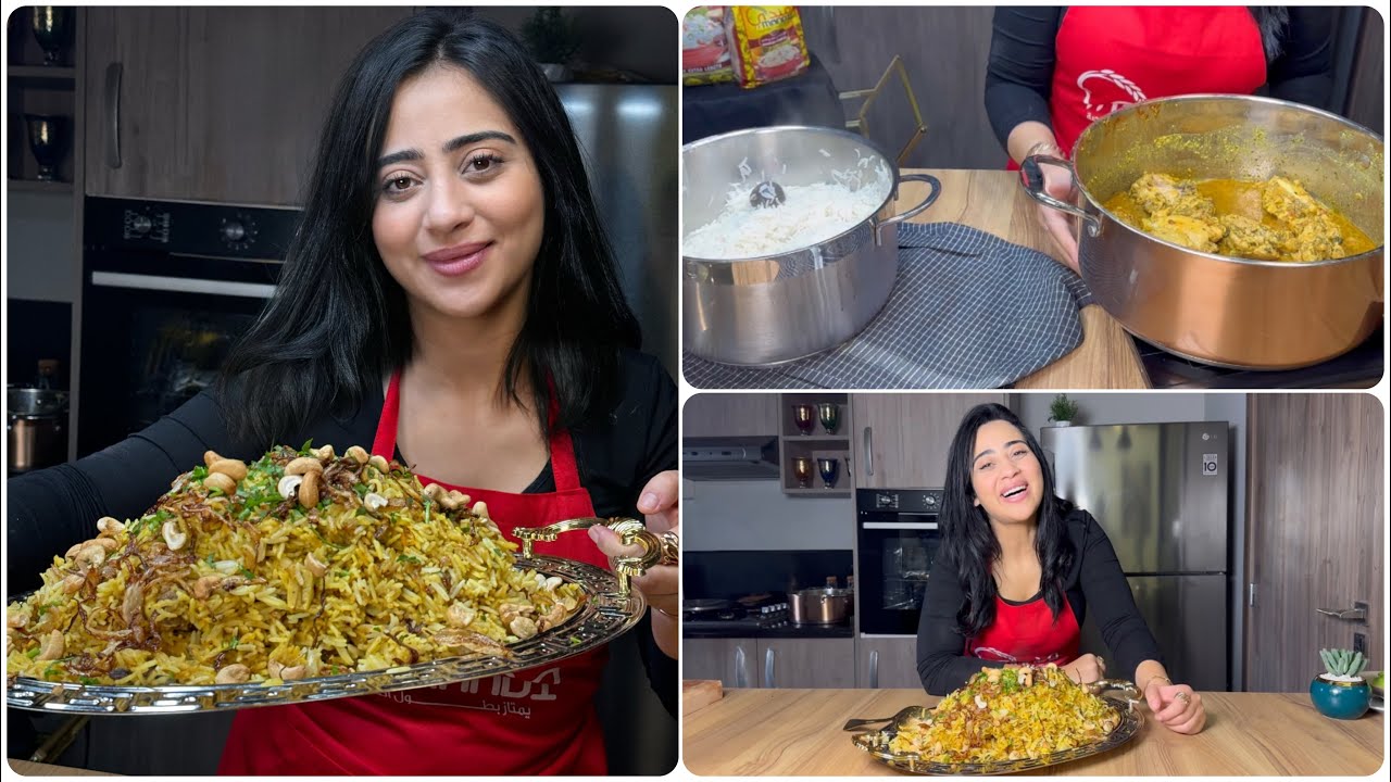 وصفة فلسطينية 💜 برياني خطير بطريقة جد مضبوطة و مفهومة و سريع التحضير .. كولشي غايحماق عليه