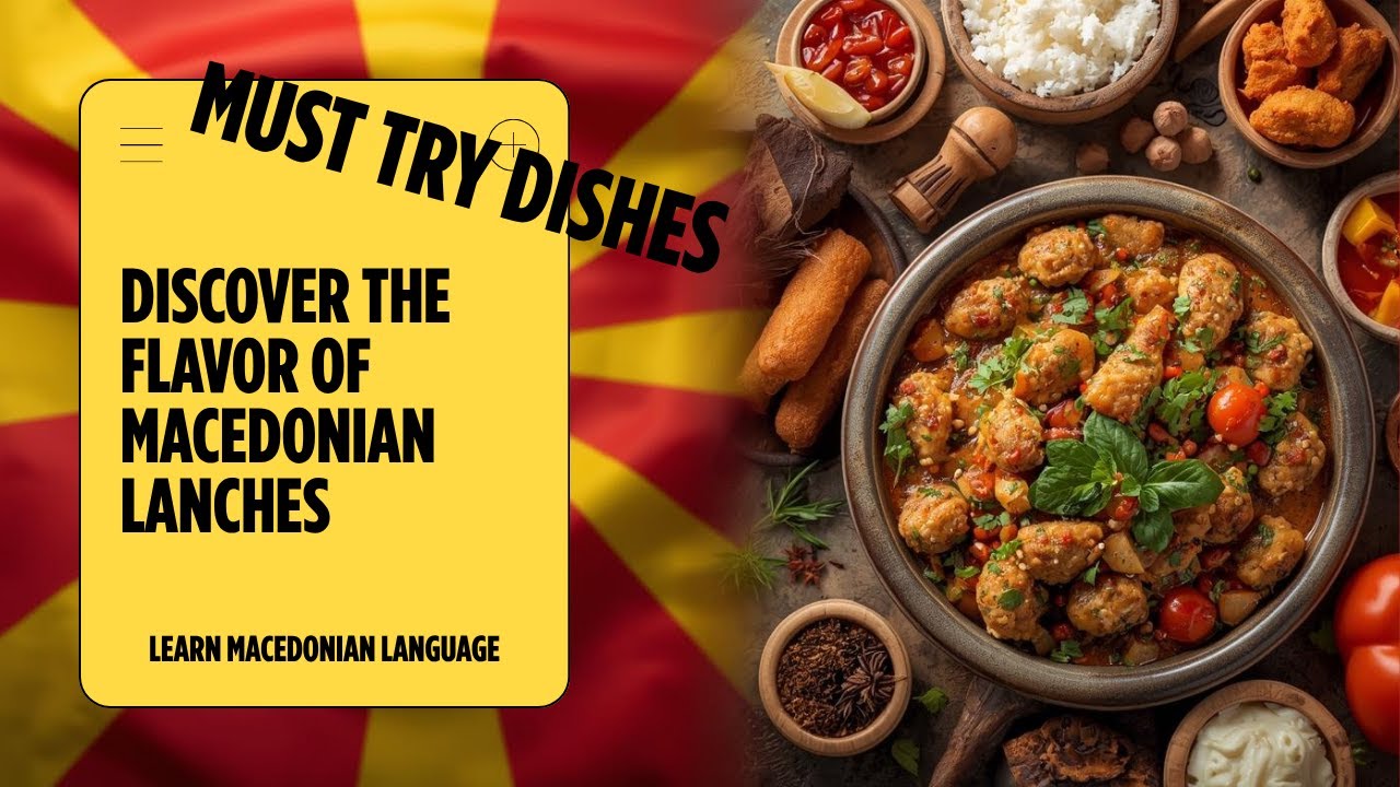 Macedonian Lunches you must try on your next visit | Learn Macedonian Language 🎙️
