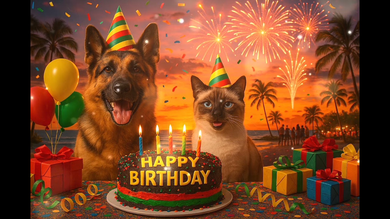 POV: It’s Your Reggae Birthday Bash in Jamaica 🎉🐾🌅