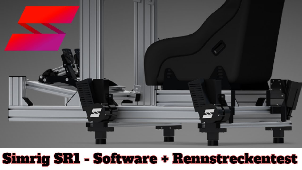 [2/2] Simrig SR1 - Software - Rennstrecke - Full Motion vs. Seatmover
