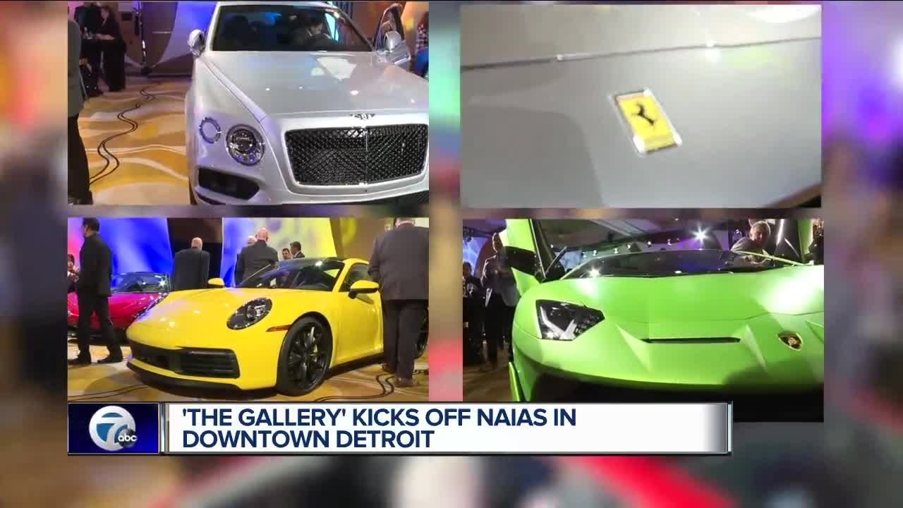 The Gallery kicks of the North American International Auto Show in downtown Detroit