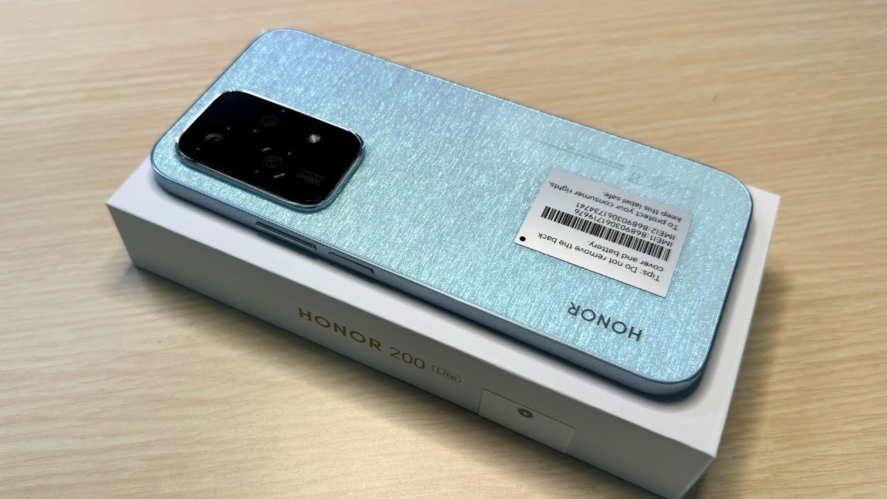 Honor 200 Lite Unboxing - ASMR