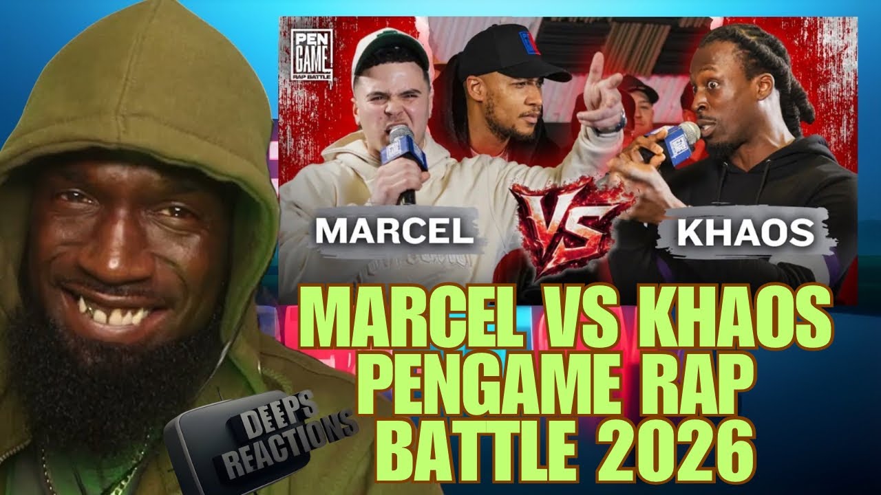 MARCEL vs KHAOS | PenGame Rap Battle | Deepsspeaks (Reaction)