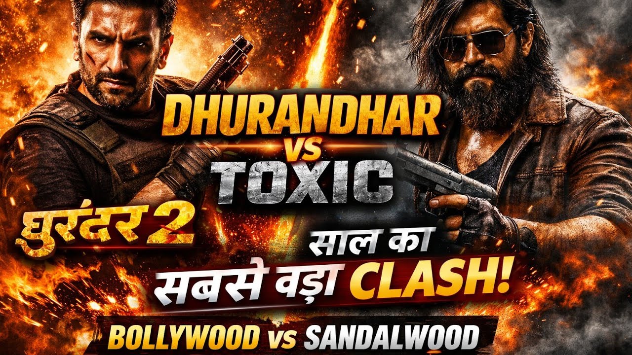 Ranveer Singh की Dhurandhar और Yash की Toxic Release Date Same 2026 का सबसे बड़ा clash 