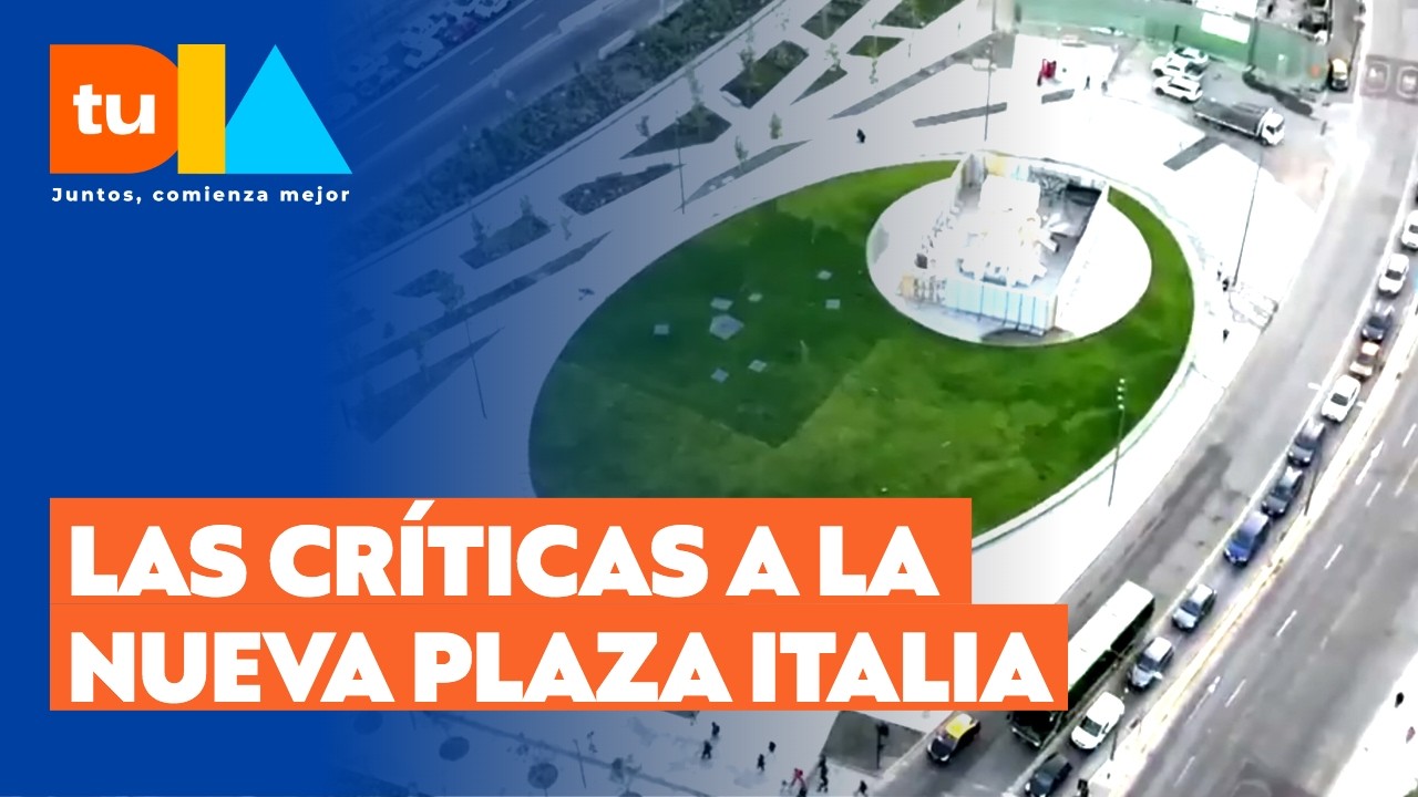 Así luce la nueva Plaza Italia que se inaugura hoy: Conductores se quejan de falta de pistas lTu Día