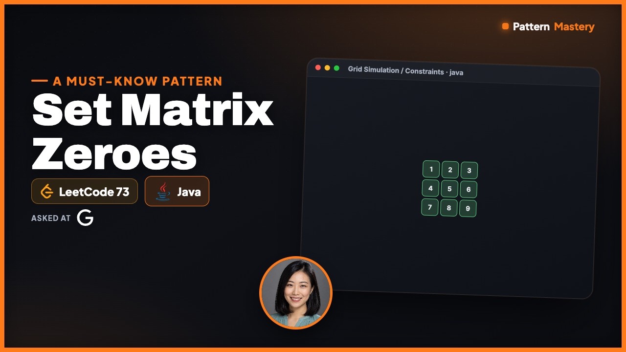 [Java] Set Matrix Zeroes - Leetcode 73 -- Illustrated! | Pattern Mastery