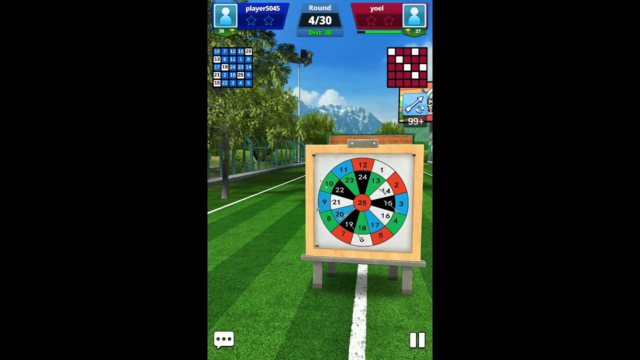 how to play archery battle game in bingo mode