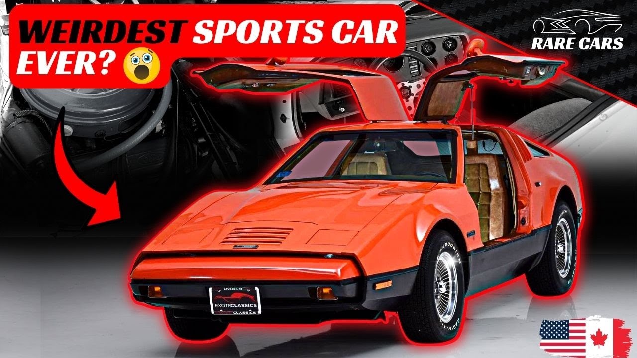 The STRANGE Sports Car Designed To CRUSH The Corvette - The Bricklin SV-1