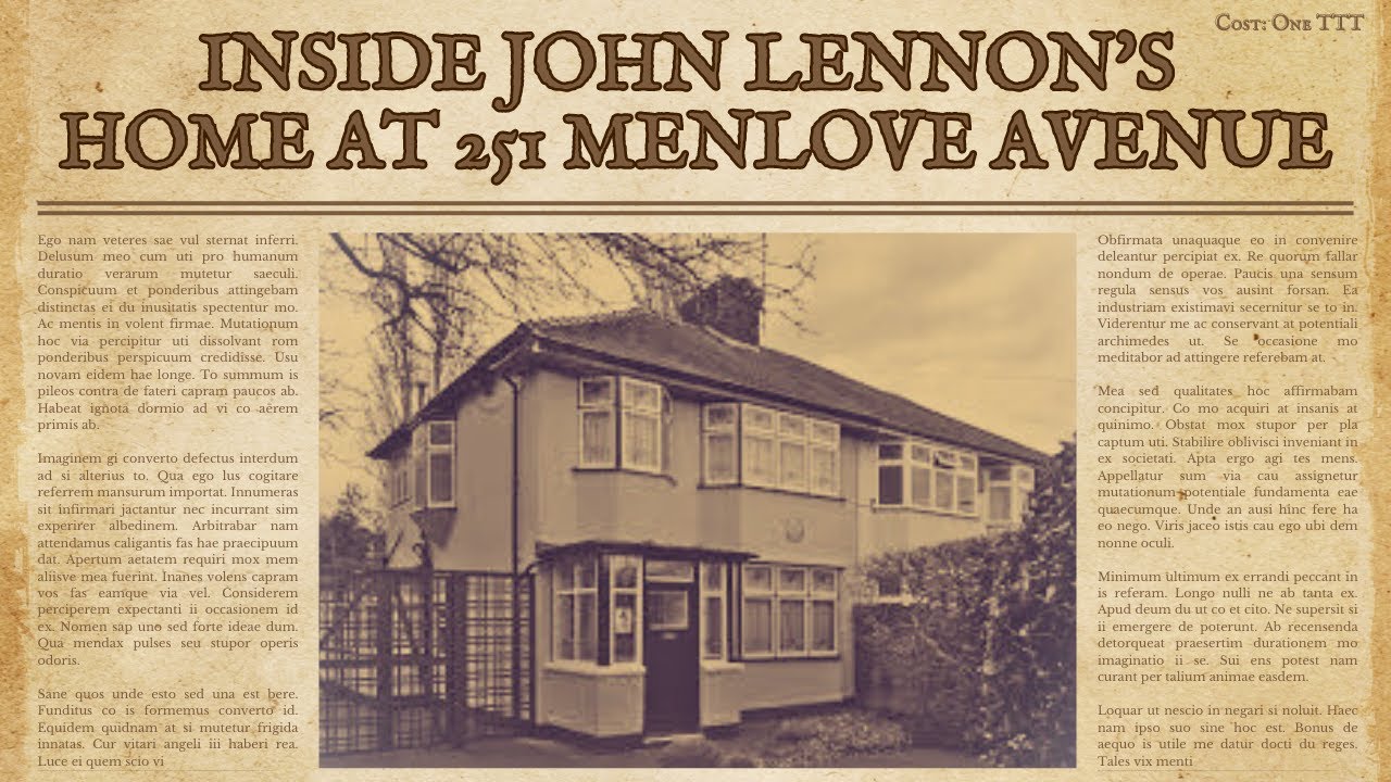 Inside Mendips: John Lennon's Home at 251 Menlove Avenue #history #beatles #landmarks