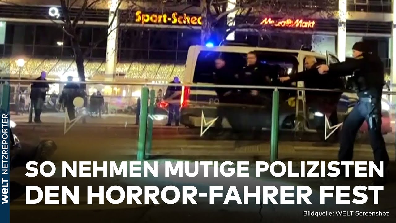 MAGDEBURG: Tragödie auf Weihnachtsmarkt - Dramatische Festnahme des Horror-Fahrers | WELT News
