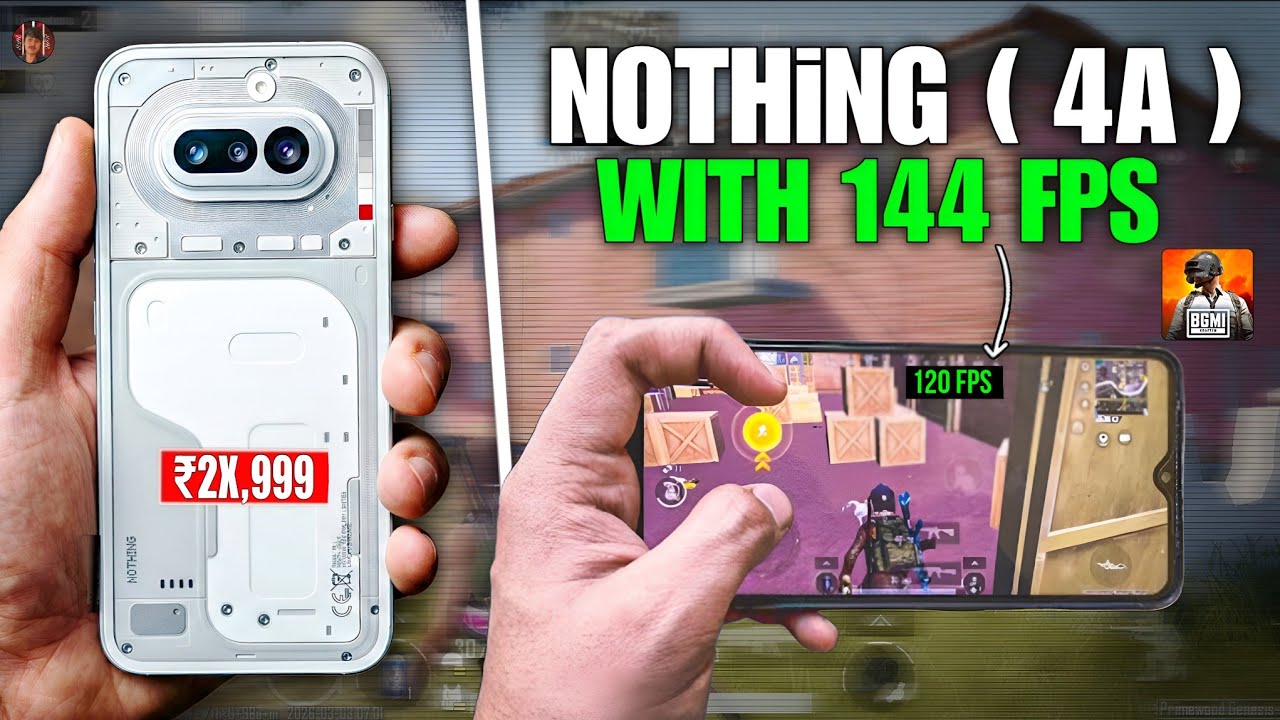 Nothing 4a BGMI Test 🔥| 120 Fps Gaming Beast! | Best Gaming Phone Under ₹25,000 in 2026? 