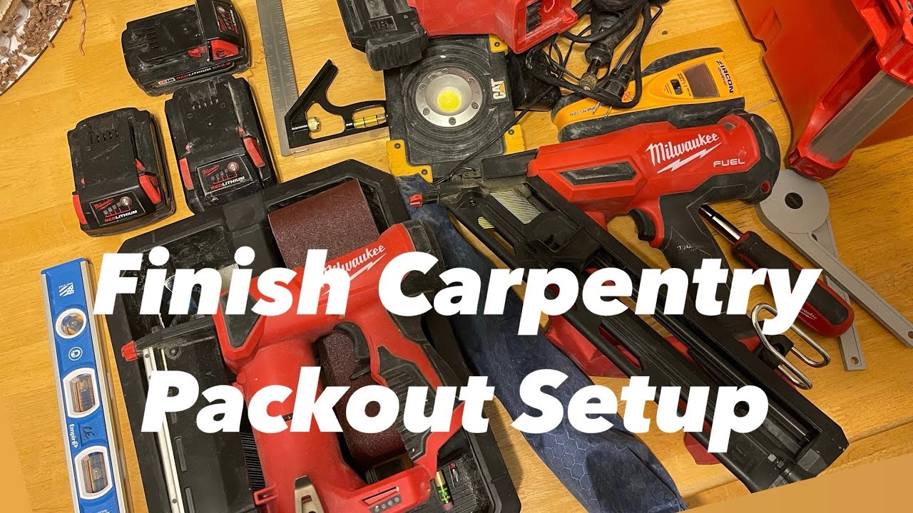 My Milwaukee Finish Carpentry Set Up 2024