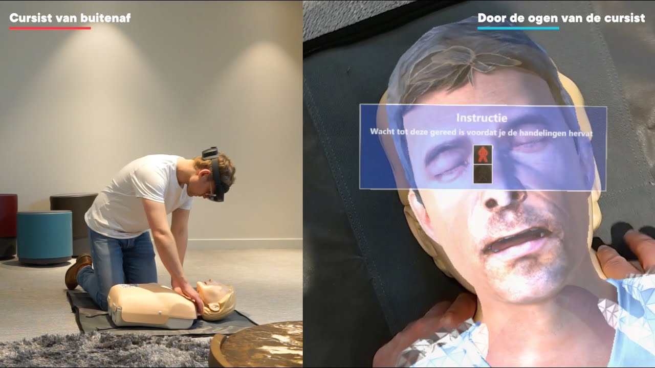 #MixedReality​ Reanimatie & AED Training