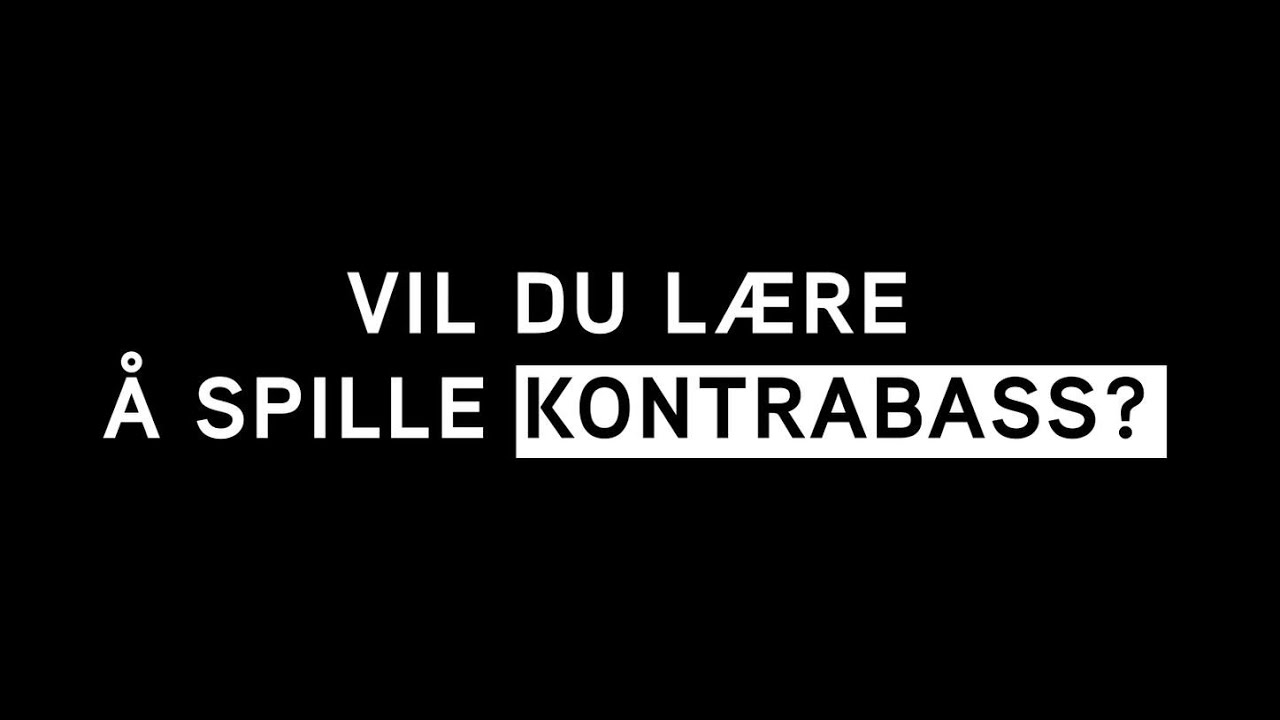 Barneorkesteret Barratt Due arrangerer gratis kontrabasskurs!