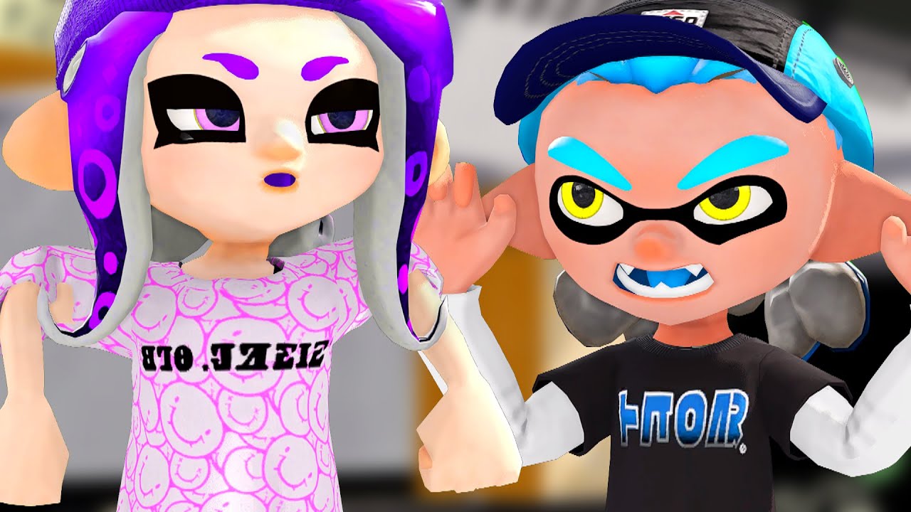 [スプラトゥーン アニメ] ビモ vs イイェス