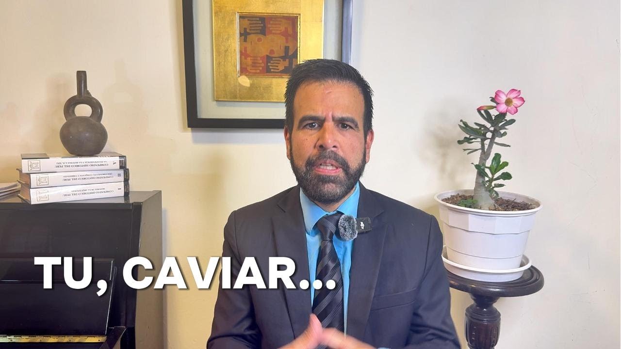 Tú, caviar (una aproximación a una caricatura política)