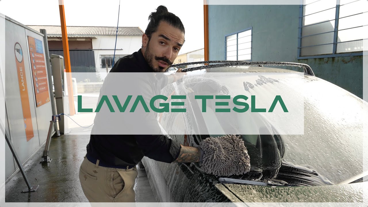 Lavage Tesla Model 3 - ma méthode simple et efficace
