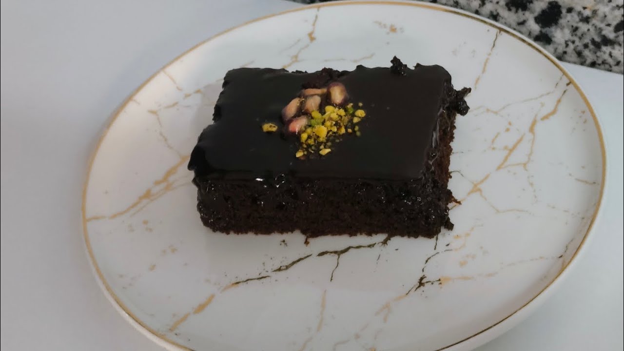 Bol soslu Islak kek tarifi ❗az malzemeli browni tadında ıslak kek ❗