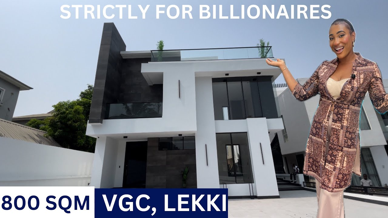 5 Bedroom Duplex with Elevator|Gym|Office| Cinema|Rooftop Selling for 900 million naira in VGC Lekki