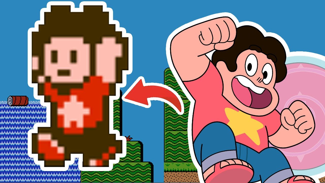 Transformei um jogo do Mario em um jogo do Steven Universo!!!