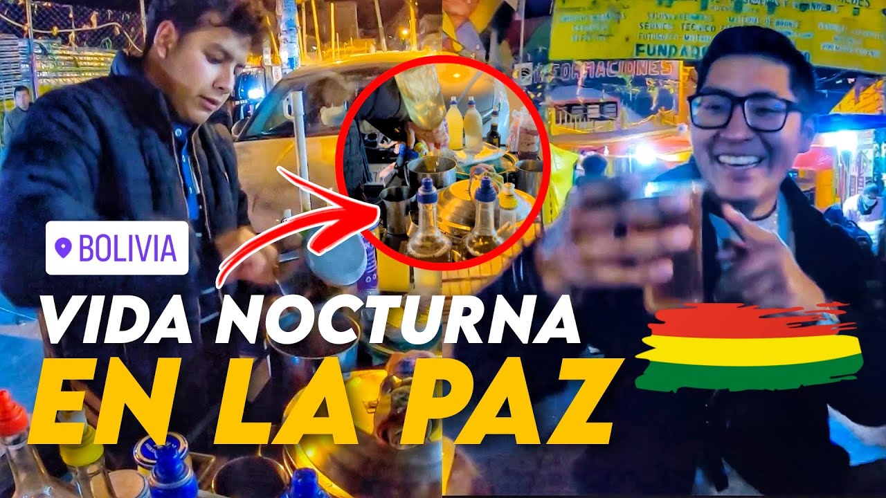 La vida NOCTURNA en LA PAZ, Bolivia ¿Que hay para hacer? 🧐🇧🇴