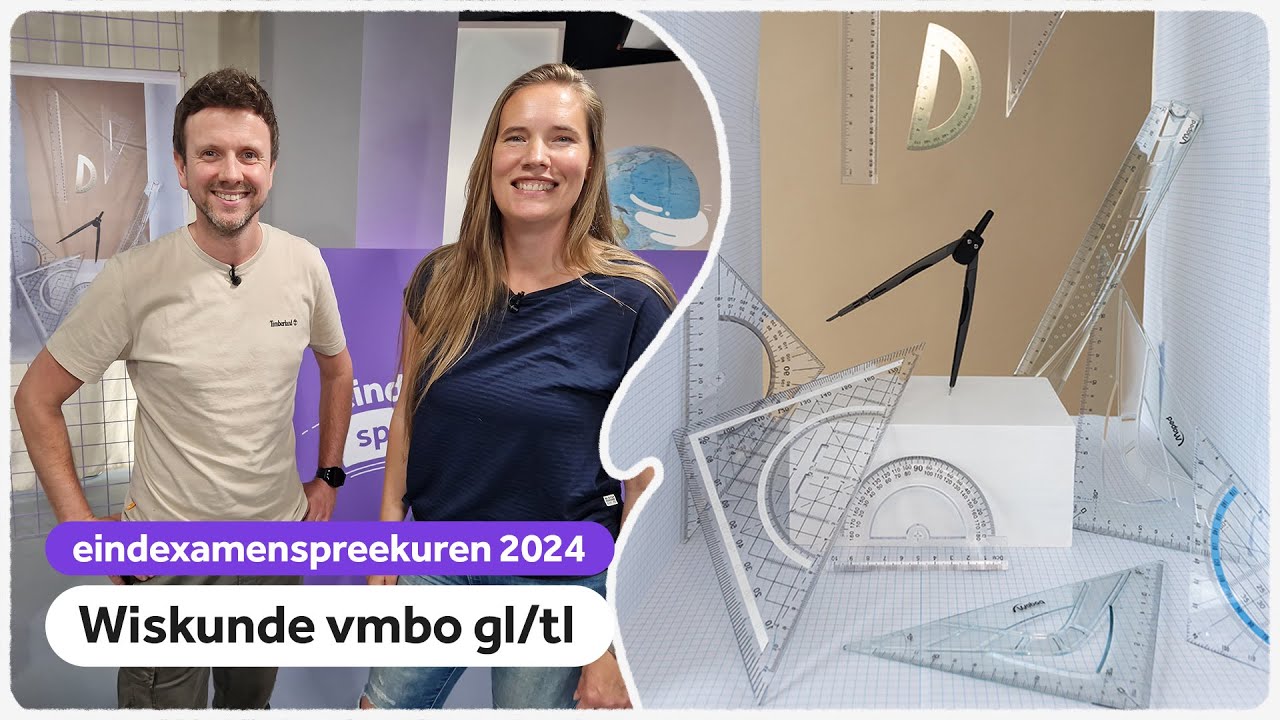Examenspreekuur wiskunde vmbo gl/tl met Joerie en Anita