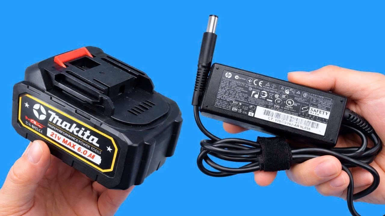 Crazy Repair Trick from a Veteran Mechanic! Restore a Drill Battery Using a Laptop Charger 😱