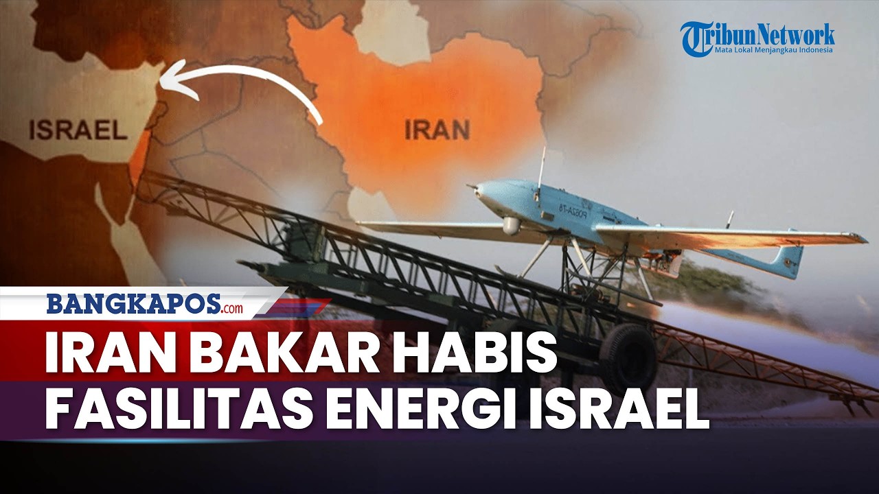 Fasilitas Energi Israel Digempur Balik! Kilang Minyak & Gas hingga Depot BBM Habis Dibakar Drone