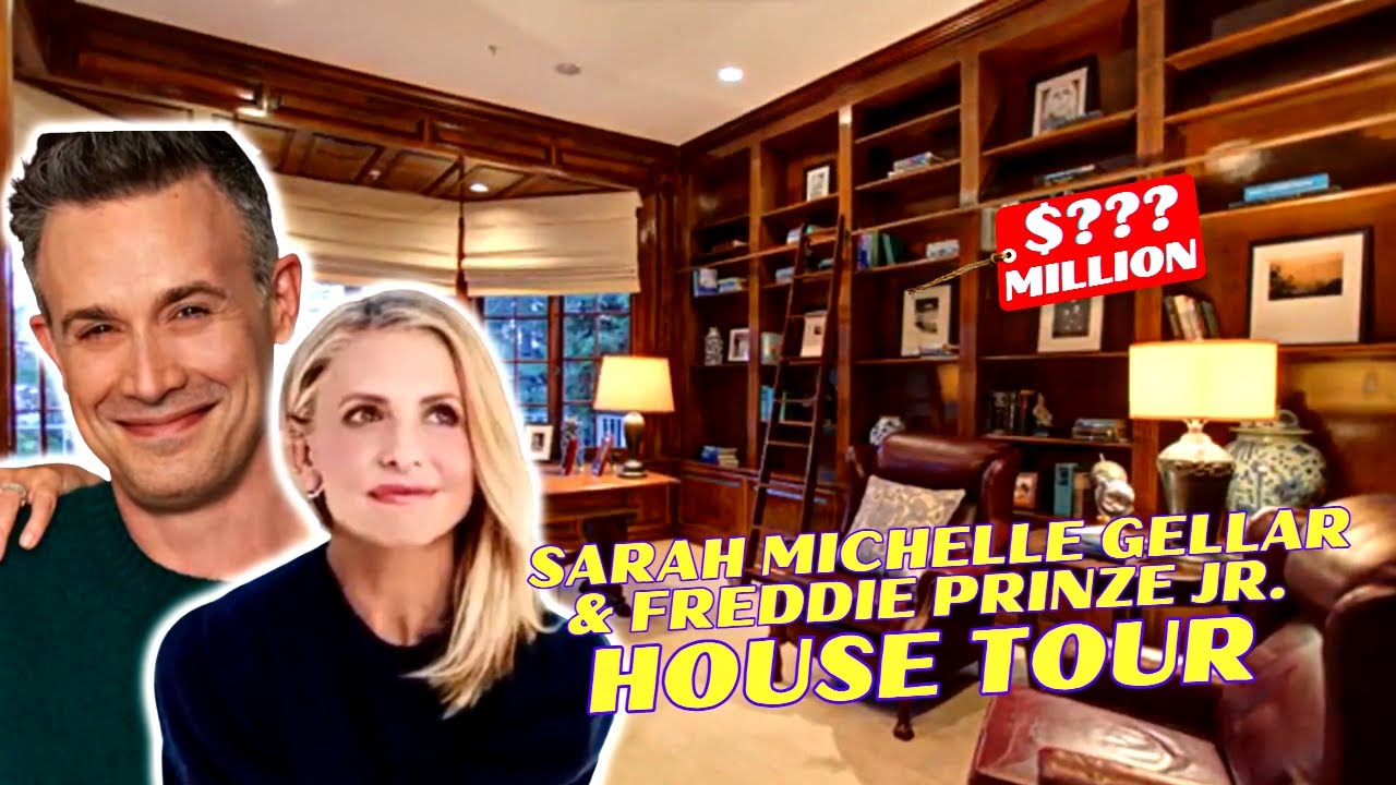 Sarah Michelle Gellar & Freddie Prinze Jr. | House Tour | $8 Million Los Angeles Mansion & More