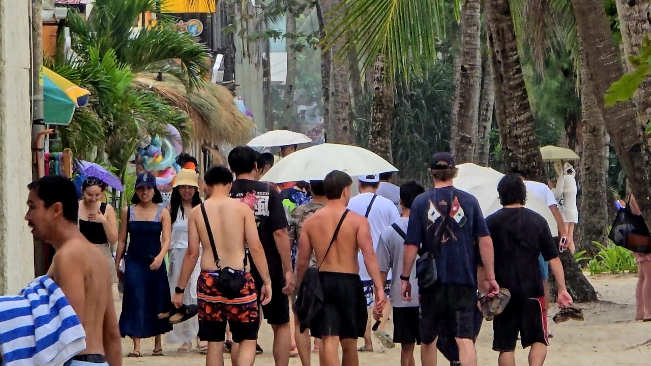 Boracay island Today on Friday 1pm | February 6 2026 | Beach Walking Tour #boracay #philippines 