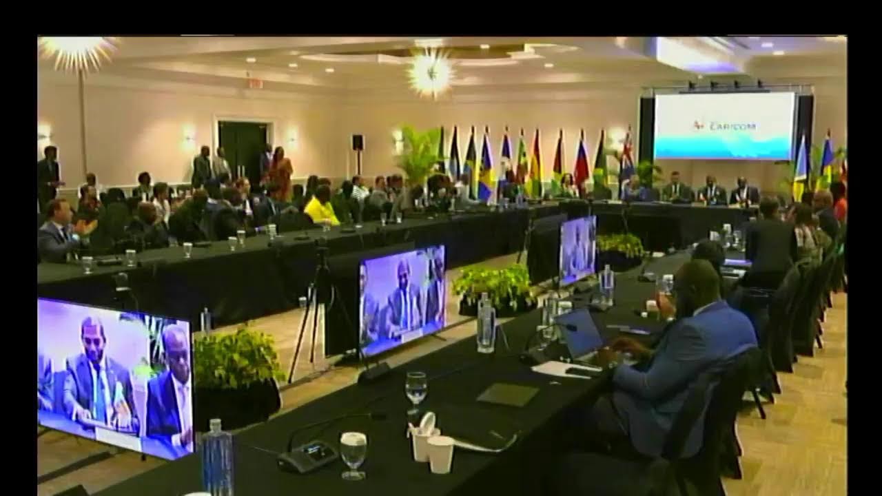 Caricom Heads of Government Media  Conference