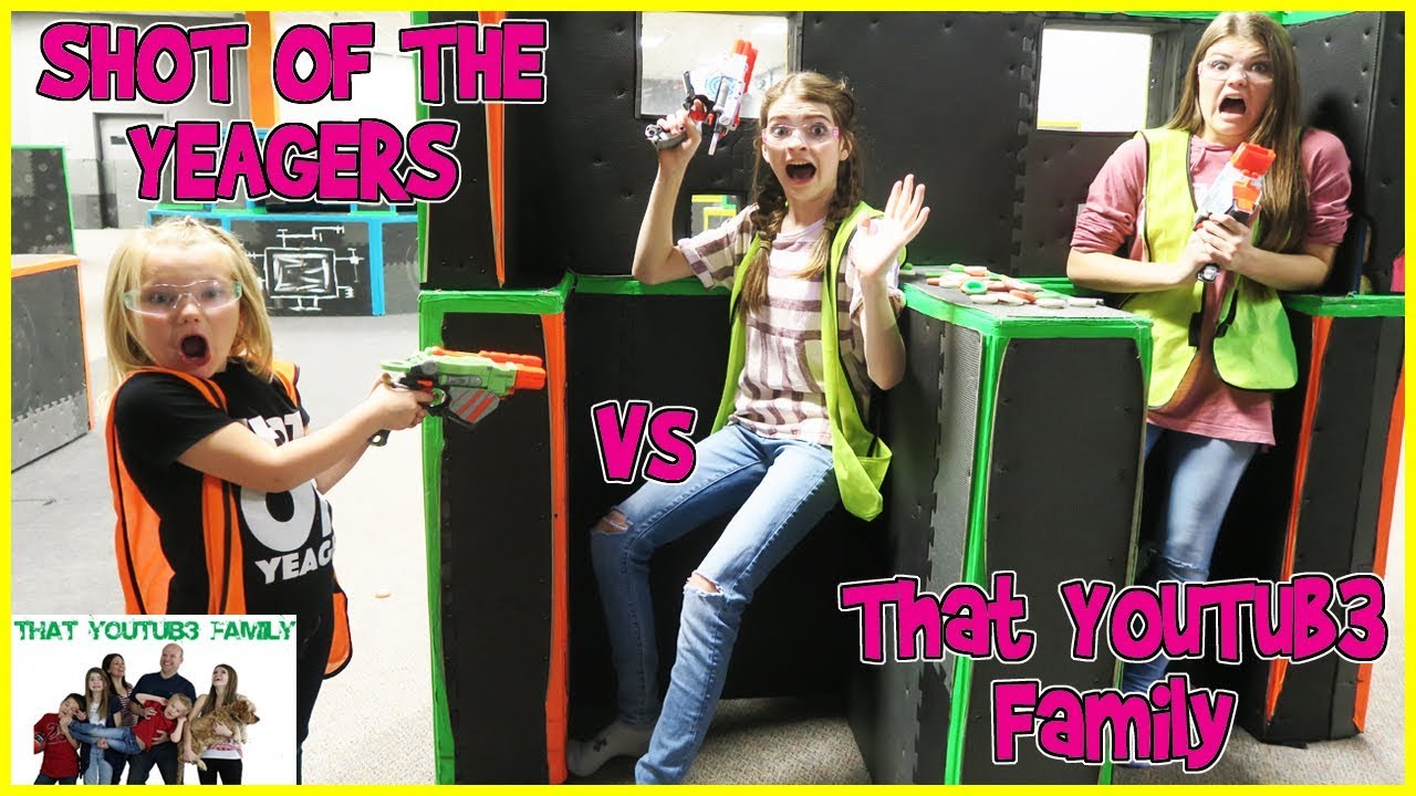 NERF BATTLE!! / That YouTub3 Family