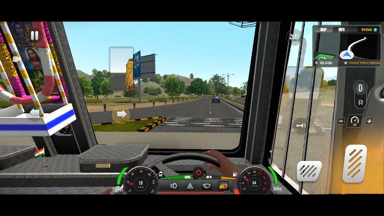 Playing the game of #truckmasterindia 🚛