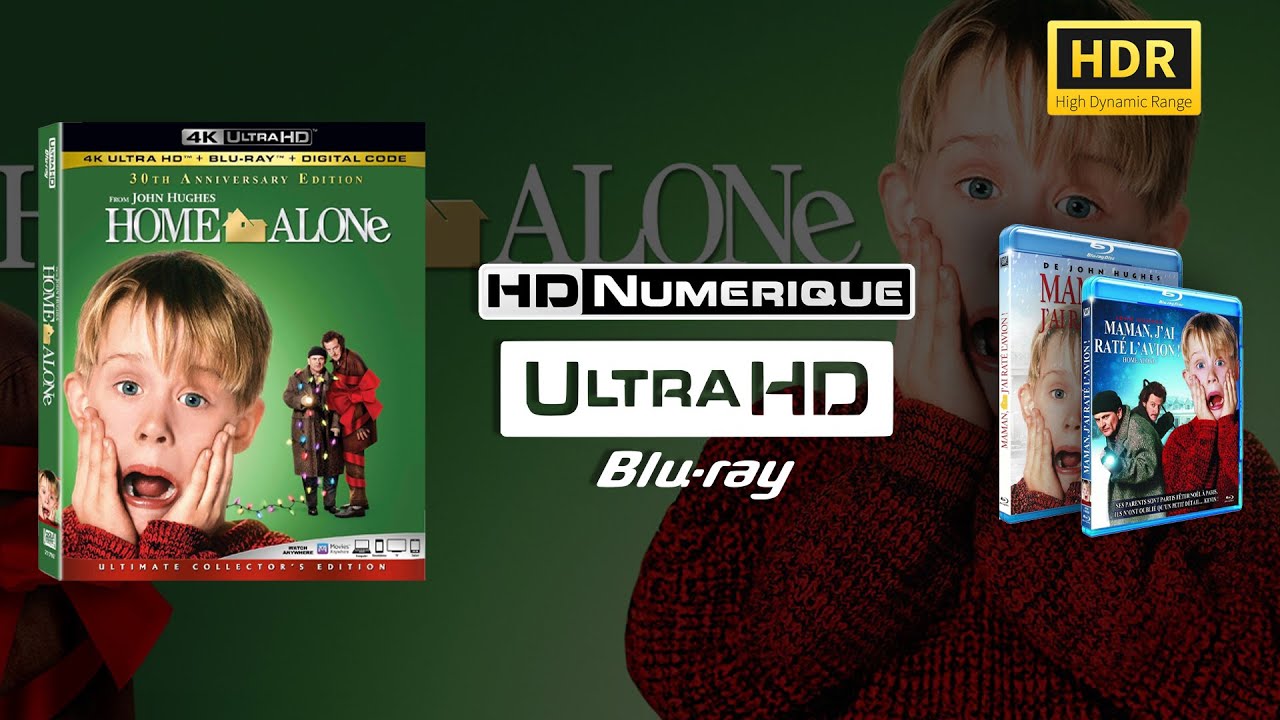 [HDR Required] Home Alone (1990) : 4K UHD (2020) vs Blu-ray (Remastered) vs Blu-ray