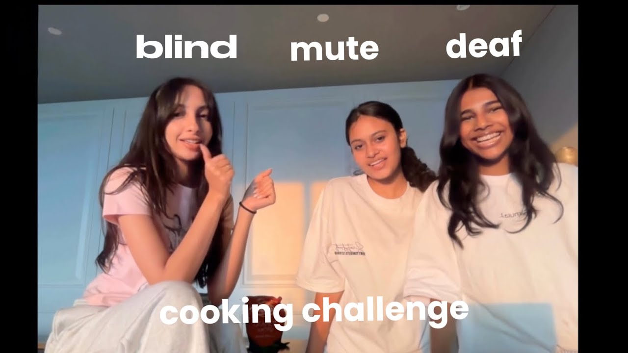 The Blind, Deaf & Mute Cooking Challenge 🍕