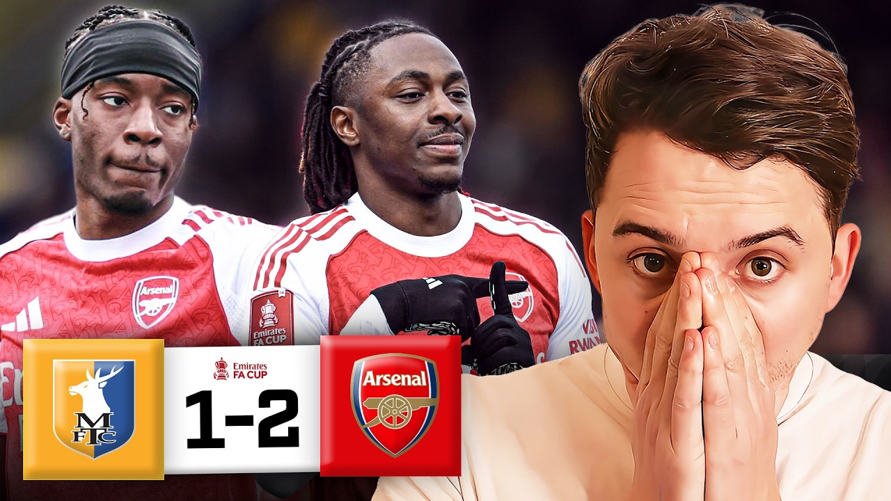 ARSENAL QUADRUPLE?... I FEEL SICK! Eze Stunning Strike Wins It! Arsenal 2-1 Mansfield